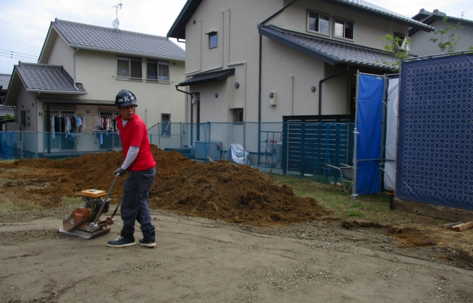 Odj邸／堀方、転圧