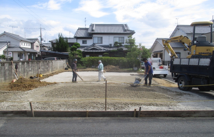 Okt邸／基礎工事